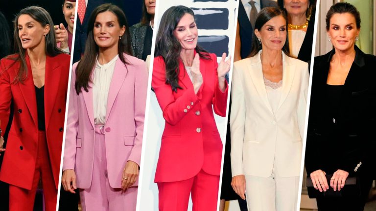 Queen Letizia’s impeccable taste in suits: Hugo Boss, Carolina Herrera, and Paco Rabanne Queen Letizia's suits in the last half of 2023