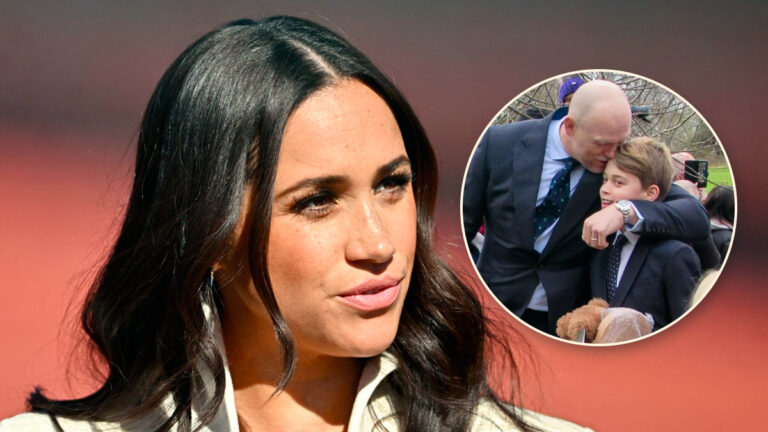 Royal family Christmas photo that went viral disproves Meghan Markle Mike Tindall and Prince George