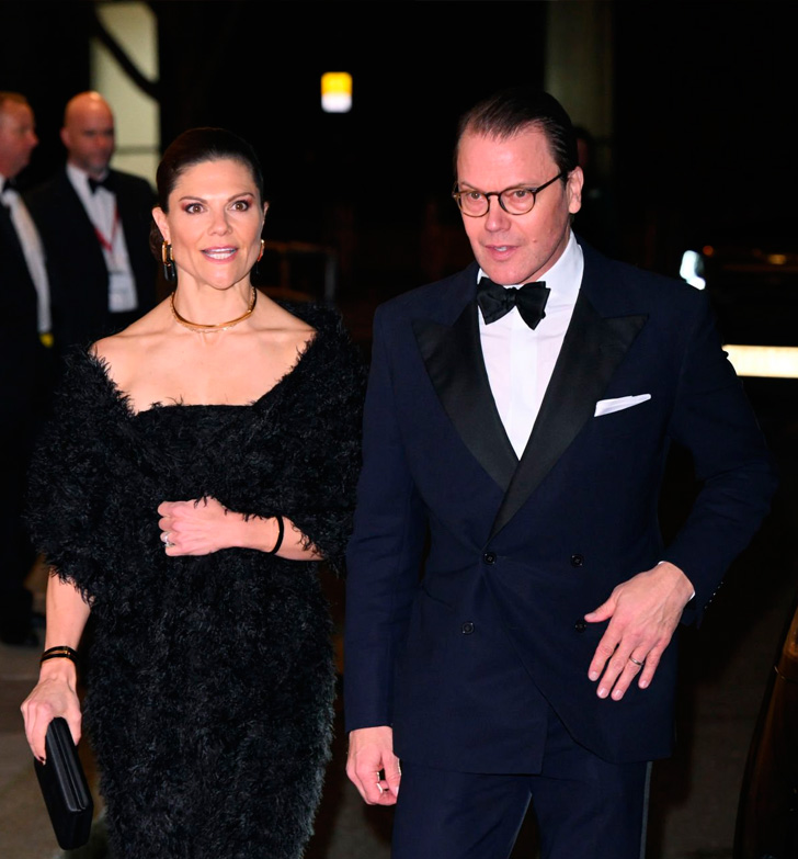 Princess Victoria of Sweden and Prince Daniel of Sweden attend The Royal Variety Performance 2023
