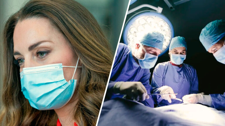 What is an abdominal surgery that Kate Middleton had to undergo? abdominal surgery Kate Middleton
