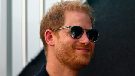 Prince Harry with Rob McElhenne
