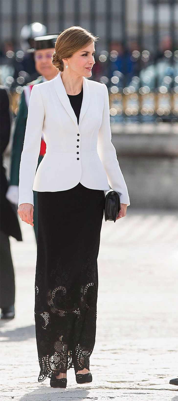 Queen Letizia at the Military Parade 2016.