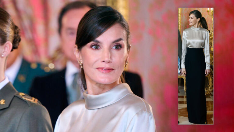 Queen Letizia wears a discreet look at the “Pascua Militar” so as not to overshadow Princess Leonor Queen Letizia's outfit at the Pascua Militar