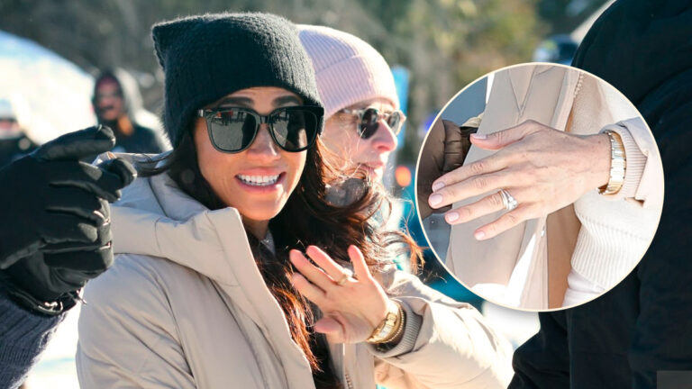 It wasn’t lost! Meghan Markle wore her engagement ring valued at more than $150K again Meghan Markle's engagement ring