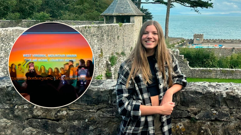 The Infanta Sofia sang in Wales John Denver’s ‘Take Me Home, Country Roads’ The Infanta Sofia sang in Wales 'Take Me Home, Country Roads'