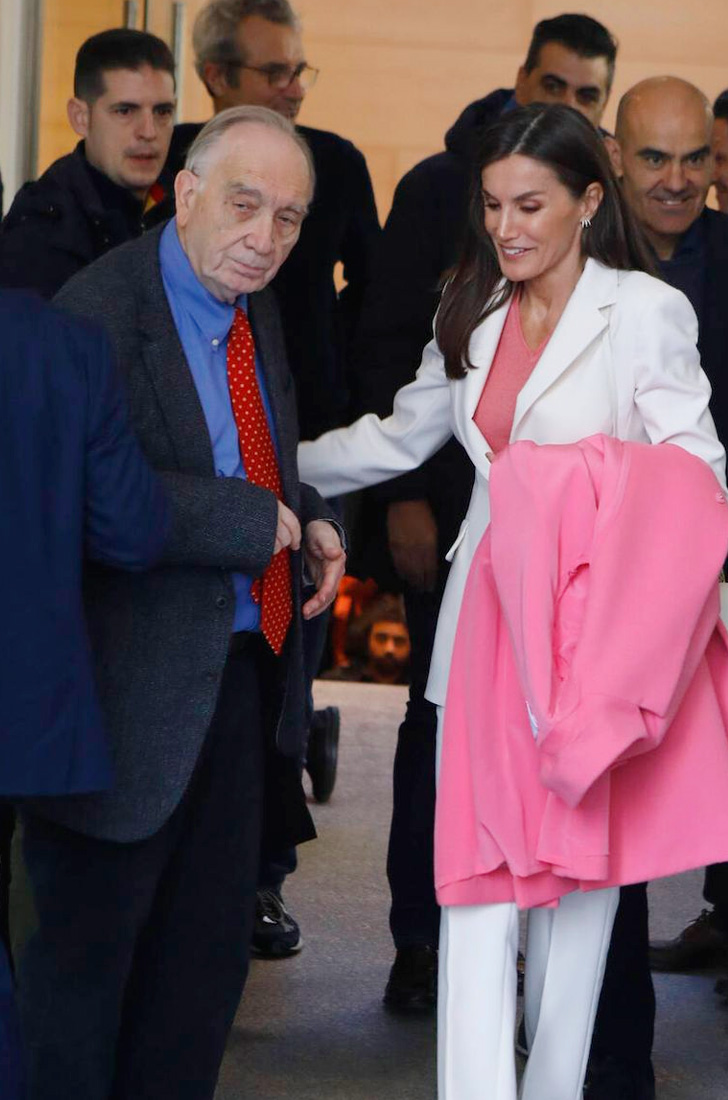 Queen Letizia and Martin Scorsese 