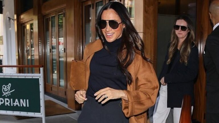 Meghan Markle reappears after her trip to Canada for lunch with friends in Beverly Hills: What was the Duchess wearing? Meghan Markle's look at Cipriani Beverly Hills