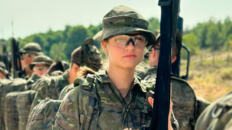 Princess Leonor will once again prove her worth in a demanding military exercise at San Gregorio Princess Leonor military exercises