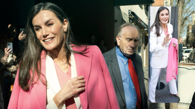 PHOTOS: Queen Letizia style for her meeting with Martin Scorsese Queen Letizia's style for her meeting with Martin Scorsese