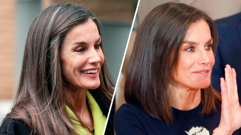 No more gray hair: Queen Letizia reveals new hair color (PHOTOS) Queen Letizia's gray hair