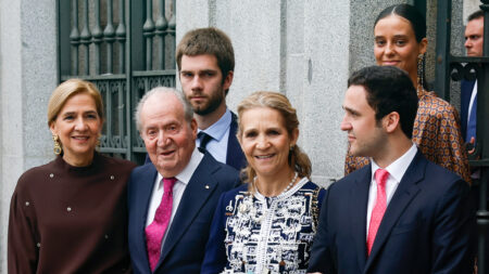 Royal family at the wedding of Madrid's mayor