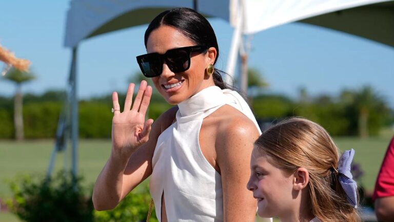 PHOTOS: All the details of Meghan Markle’s dress at the polo match Meghan Markle Polo Dress