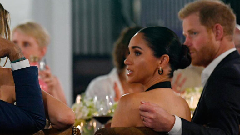 Meghan Markle dazzles at charity dinner in Australian brand’s black dress Meghan Markle at a charity dinner in Palm Beach