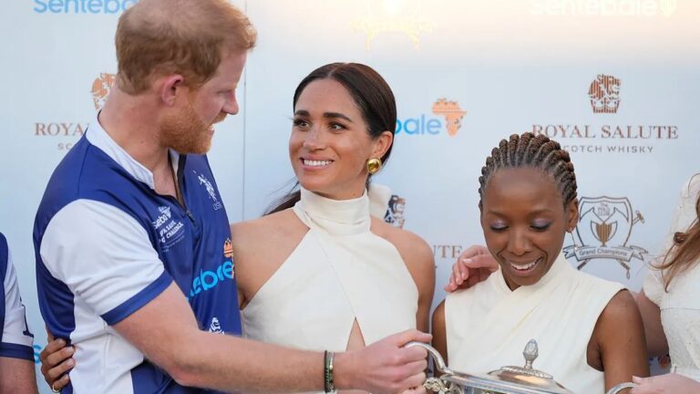 WATCH: Meghan Markle’s controversial gesture of not letting a woman get close to Prince Harry Meghan Markle at polo match