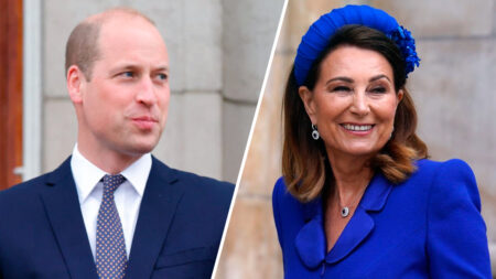 Prince William and Carole Middleton spotted in a pub