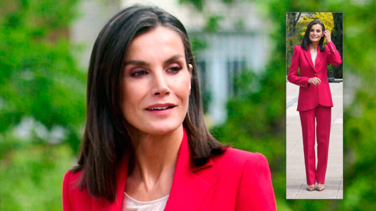 Queen Letizia opts for red in the tribute to the Barcelona 92 Olympic Games Queen Letizia's style at the tribute to the Barcelona 92