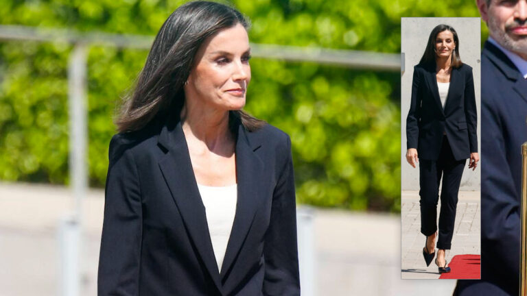Queen Letizia’s style for her state trip to the Netherlands Queen Letizia's style at Madrid Airport