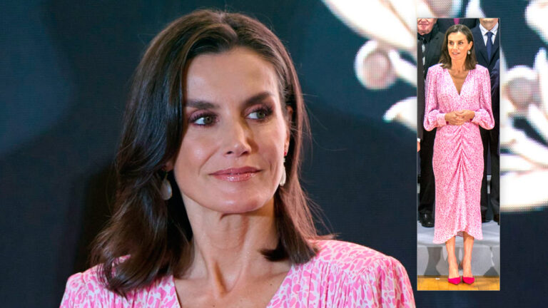 Queen Letizia recycles the perfect dress for spring in Cadiz queen letizia in cadiz