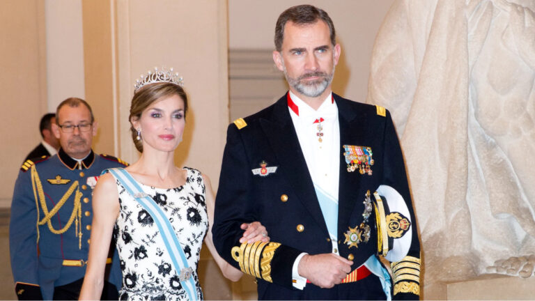 Queen Letizia and King Felipe in Denmark.