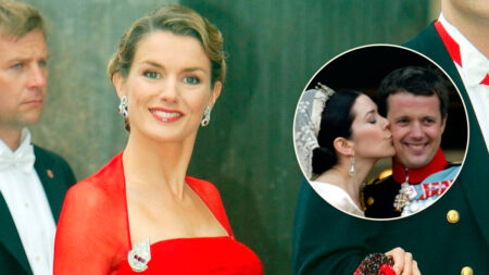 Queen Letizia's Dress at Frederick and Mary's Wedding Day
