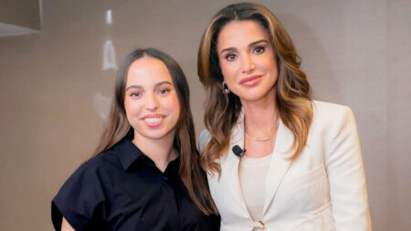 Queen Rania of Jordan and Daughter Salma