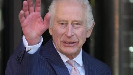King Charles' photos wounds in his mouth