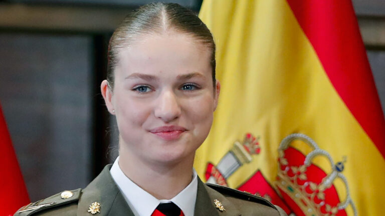 Princess Leonor's decorations in Zaragoza