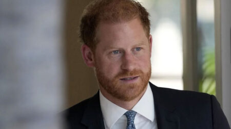 Prince Harry in London today