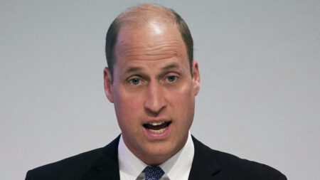 Prince William at the Royal Society in London