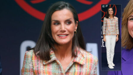 Queen Letizia at the Queen's Cup final in Zaragoza