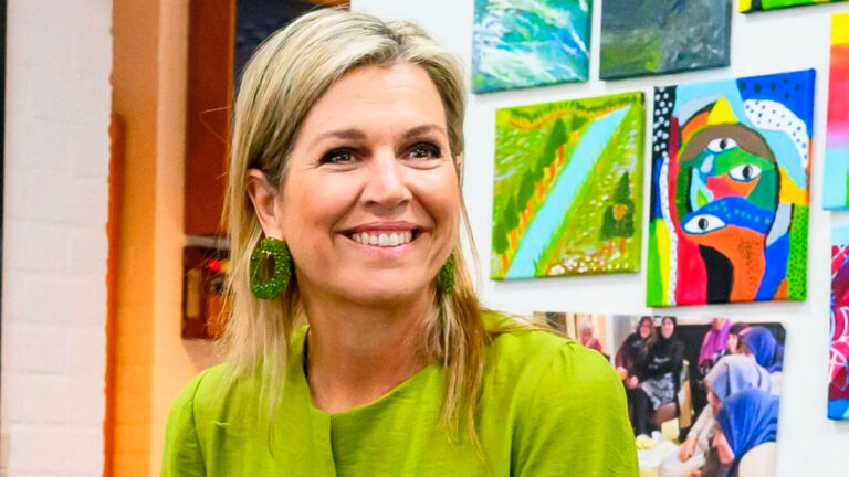 Maxima of the Netherlands Rescues an Old Trend with Her Lime Green Dress Queen Maxima's Lime Green Dress