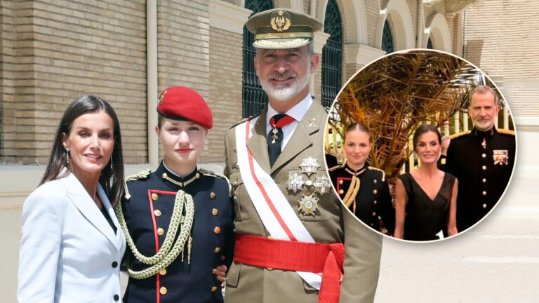 A special celebration in Zaragoza: The family reunion of the King, Queen and Princess Leonor in a restaurant Family reunion in Zaragoza