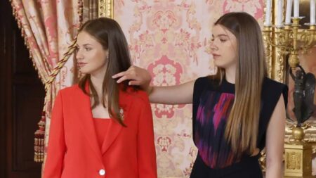 Princess Leonor and Princess Sofia also enjoyed the concert of Taylor Swift in London Leonor and Sofia at Taylor Swift concert