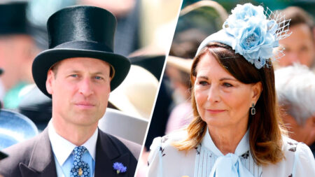 Prince William and Carole Middleton at Royal Ascot
