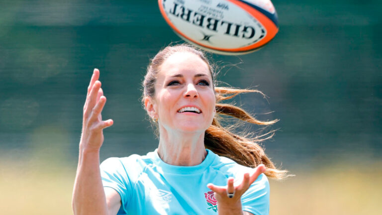 Watch Princess Kate Display Her Sports Skills in a Viral Rugby Training Video Kate Middleton's Rugby Skills