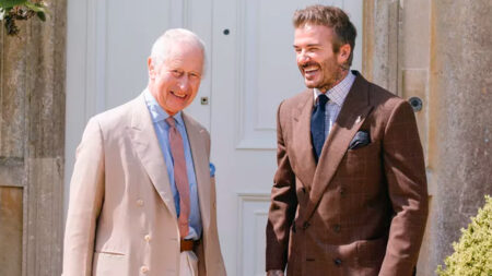 King Charles and David Beckham