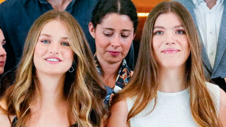 The protagonism of Princess Leonor and Infanta Sofia at the 10th Anniversary of Felipe VI and Letizia’s Reign Leonor and Sofia