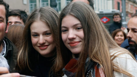 When do Princess Leonor and Infanta Sofia meet