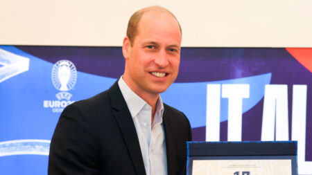 Prince William at St George's Park