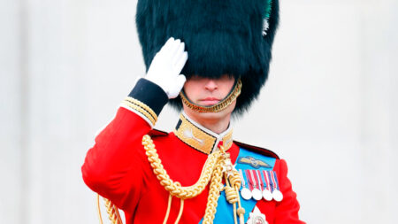 Prince William at Trooping the Colour