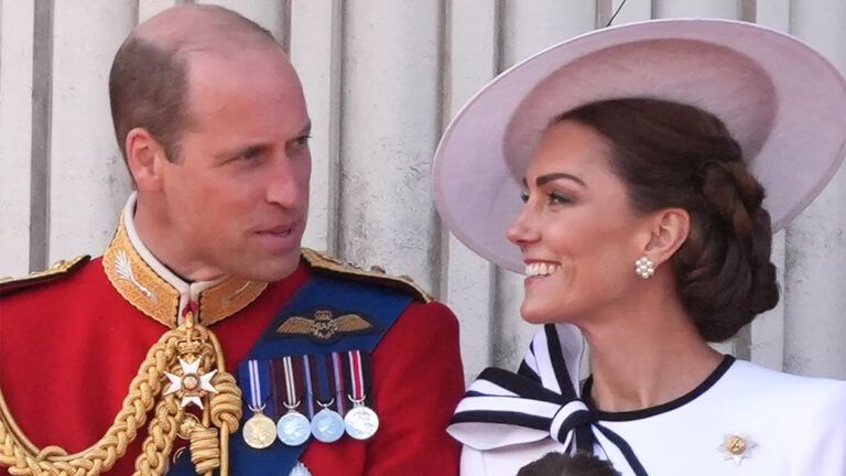 The gestures of love between Prince William and Princess Kate at Trooping the Colour William and Kate at Trooping The Color
