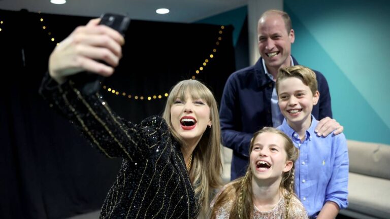 Prince William proves he’s a Taylor Swift fan with these photos and videos : What does M8 stand for Prince William at Taylor Swift concert.