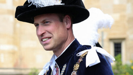 Prince William at the Order of the Garter Ceremony