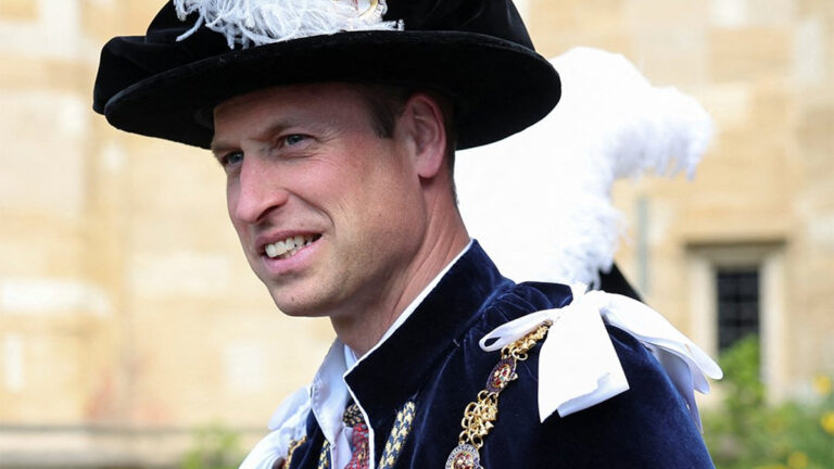 Prince William looks like a different person after Trooping the Colour with Kate Middleton Prince William at the Order of the Garter Ceremony