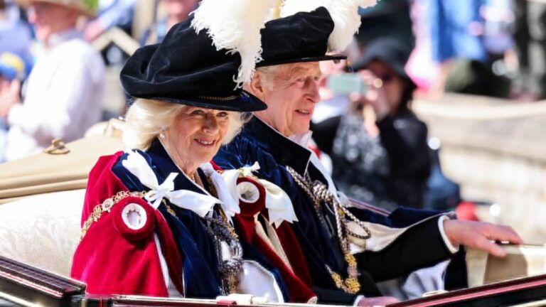 PHOTOS: King Charles and Queen Camilla led the tradition of the Order of the Garter new portrait of King Charles » The Royal House of Windsor
