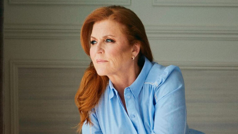 Sarah Ferguson in a Studded Blazer by The Extreme Collection Sarah Ferguson in a studded blazer by The Extreme Collection