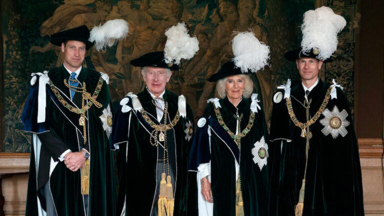 New Portrait to Commemorate the Order of the Thistle Ceremony New Portrait of Royals in Scotland