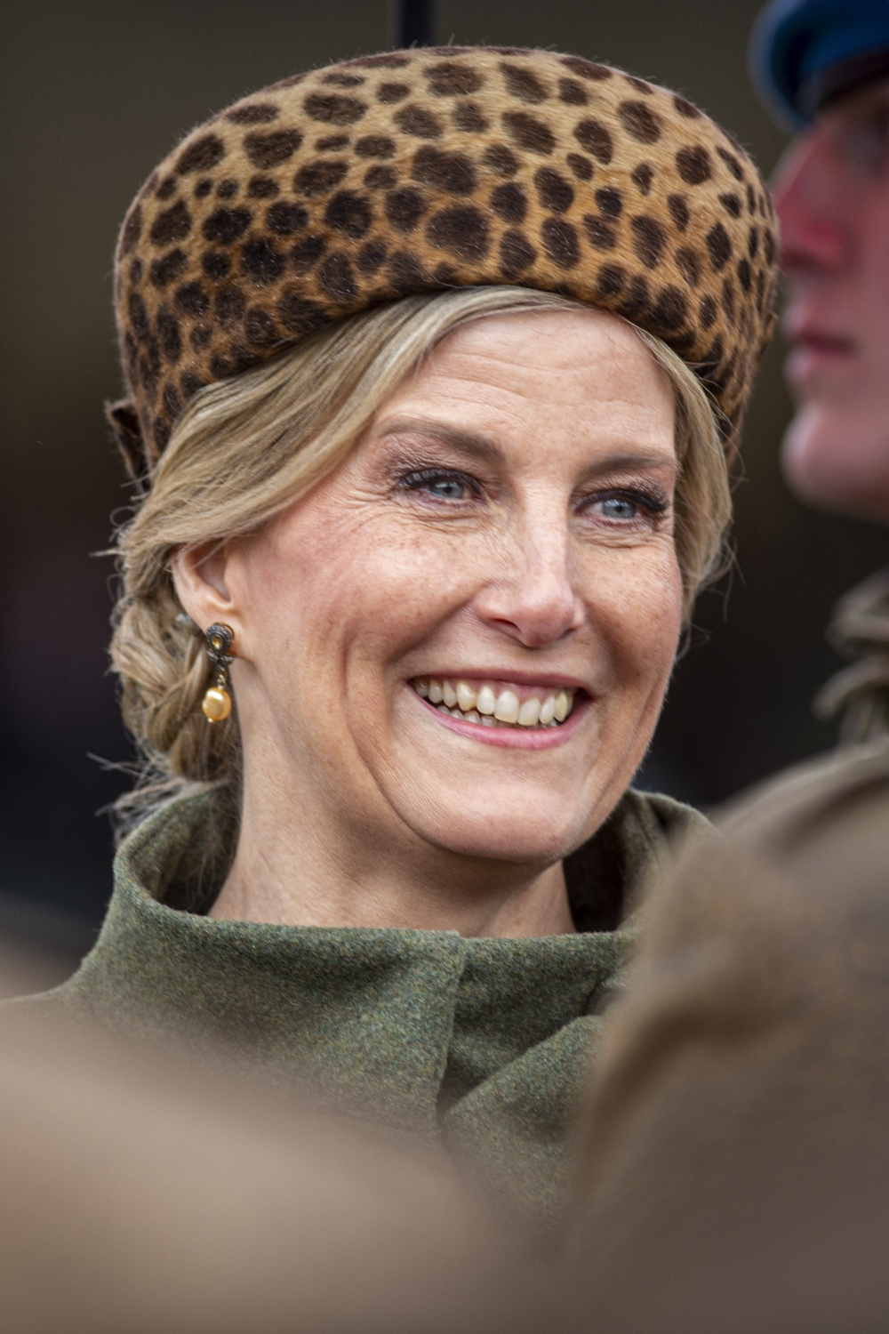 Duchess Sophie in an Olive Coat by Clare Mischevani in Lisburn » Fashion