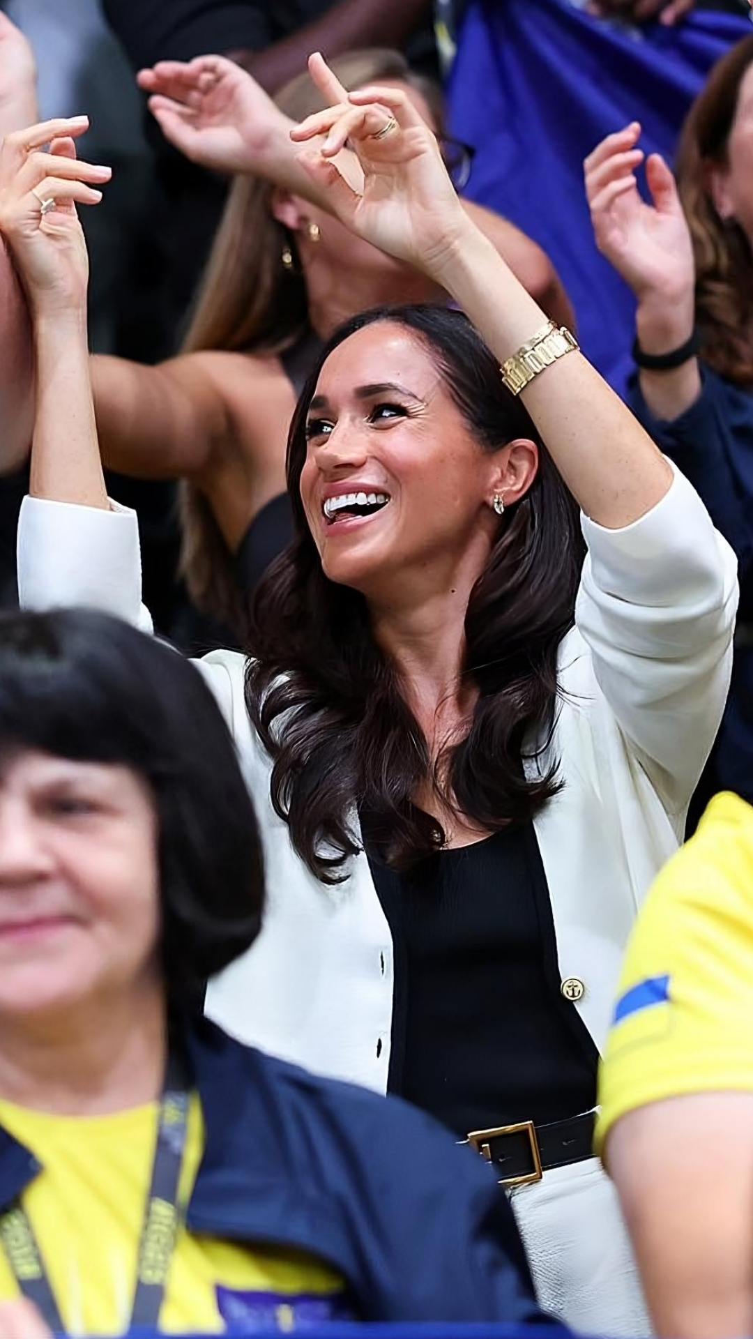 Meghan Markle Wearing Staud Shorts in Oat Milk » Fashion