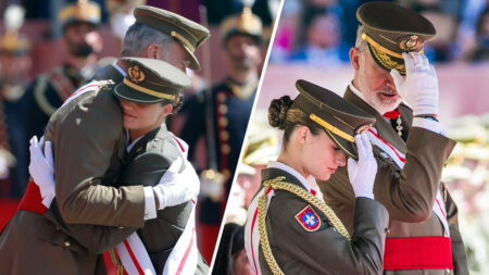 Best PHOTOS of Princess Leonor Military Ceremony in Zaragoza Princess Leonor Military Ceremony in Zaragoza